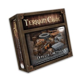 Terrain Crate - Dungeon Essentials Medium Size Set | Highly-Detailed 3D Miniatures | Pre-Assembled Scenery Tabletop Game Accessory for Wargames, Board Games and RPGs | Made by Mantic Games