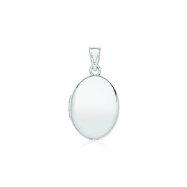 EDS Jewels WJS33107 Classic 925 Sterling Silver Women's Locket 23 mm x 14 mm, Metal