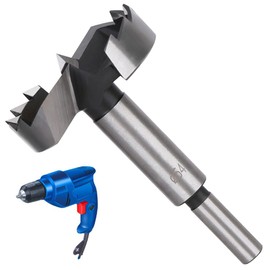 LNJBABAO 54mm Forstner Drill Bit Forstner Bit Wood Drill Bits for Holes Hinge Cutter for Woodworking (Ø6mm, length 95mm, Round Shank) (54mm)