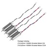 AEDIKO 10pcs 8520 Brushed Motors 8.5x20mm Motor 3-5V 0.15A 35000RPM-50000RPM