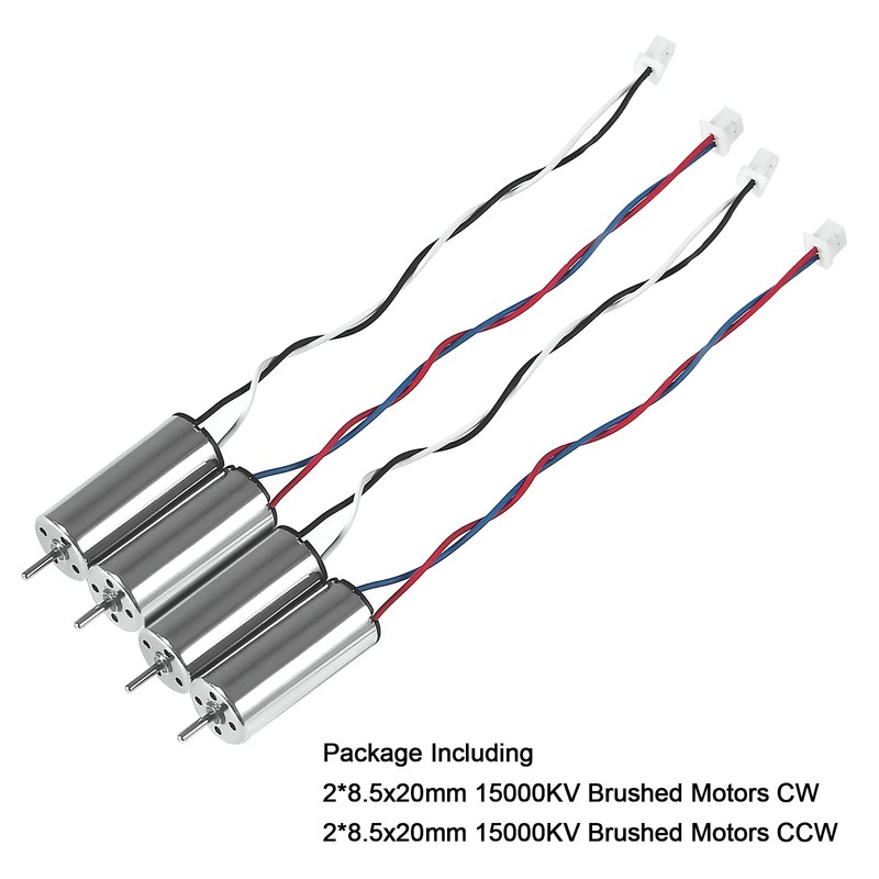 AEDIKO 10pcs 8520 Brushed Motors 8.5x20mm Motor 3-5V 0.15A 35000RPM-50000RPM