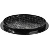 Repa Market 8 Inch (Duct Opening Size) Black Aluminum Gable