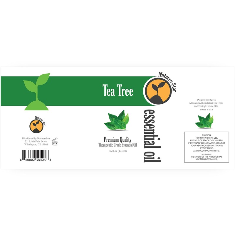 Natures-Star 16oz - Bulk Size Tea Tree Essential Oil (16