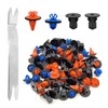 120Pcs Retainer Fastener Rivets for Bumper Fender Liner 90189-06065 Compatible