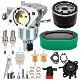 16-853-19S Carburetor Carb with Air Oil Filter Fuel Pump Kit For Kohler 7000 Series KT725 KT730 KT735 KT740 KT745 22HP 23HP 24HP 25HP 26HP Engines Replace# 32-853-67-S 32-853-63S