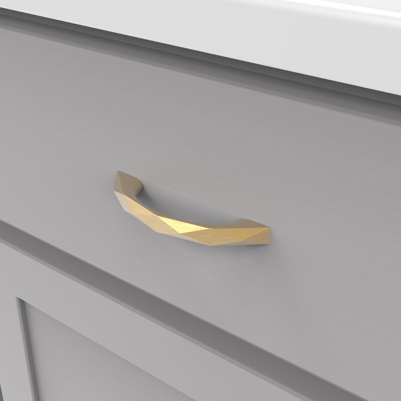 Hickory Hardware 1 Pack Solid Core Kitchen Cabinet Pulls, Luxury