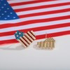 ENSKEFEN 4th of July Earrings for Women Heart USA Flag