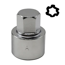 JEUCLEL 532 Wheel Locking Nut Key Compatible with VW VAG Volkswagen, Wheel Lock Nut Scoket Adapter, Wheel Anti-Theft Lug Nut Removal Tool, Anti-Theft Screw Remover