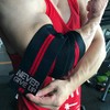 (Double Stripe, Red) - YOUFINE Professional Elastic Elbow Wraps Straps