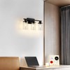 RyaHQ Black Bathroom Vanity Light Fixtures Over Mirror 3-Light Wall