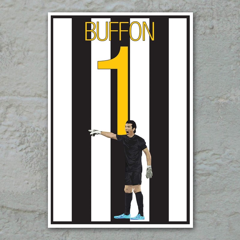 Gianluigi Buffon Poster - Juventus Art