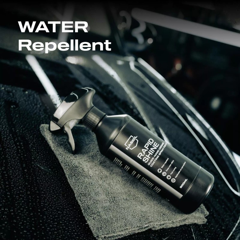 Nasiol Rapidshine Quick Nano Ceramic Coating Spray for Car-500 ml-Quick