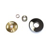 Round Chrome Easy Fast Fit Fixing kit for Exposed Thermostatic
