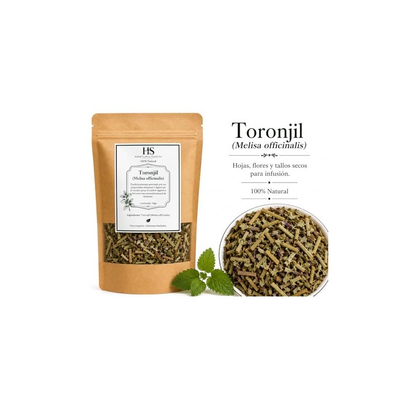 Herbolaria Selecta Toronjil (Melisa officinalis), T Herbal para Infusin, Hojas