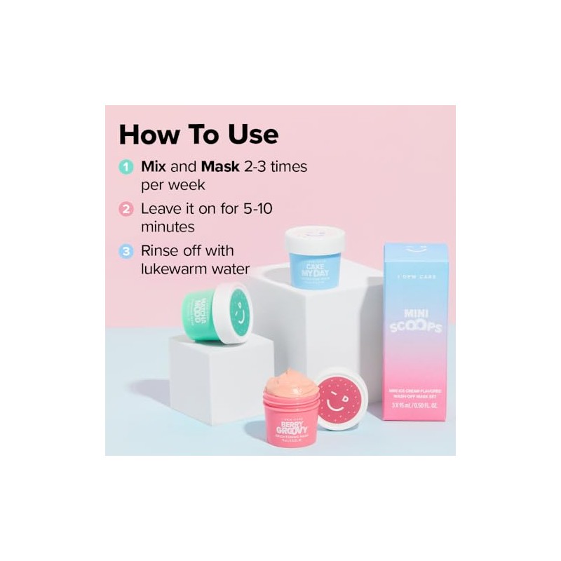 I DEW CARE- Set de regalo de mascarilla facial lavable