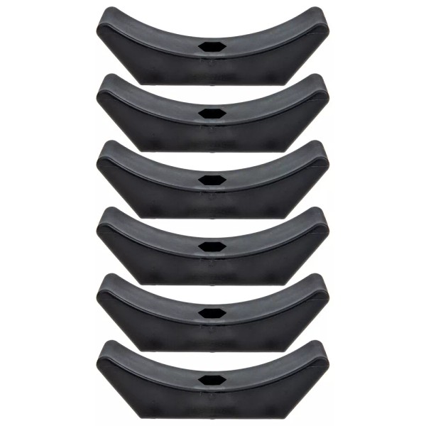 None 6 Pcs Barbell Support Station Weight Rack Dumbbell Replacement
