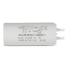 Capacitor 3.5 µF Especially for Somfy Roller Shutters Motor 10 Nm with Small Connection 2.8 mm