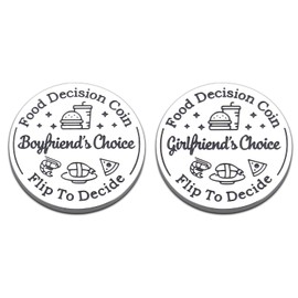 Valentines Day Gifts for Men Women Anniversary Wedding Gifts for Couples Food Decider Gifts for Boyfriend Girlfriend Husband Wife, Stocking Stuffer Birthday Christmas Gifts for Him Her, Double Sided