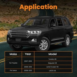 maXpeedingrods 2Pcs Secondary Smog Air Injection Pump 176100S010 for Toyota Tundra Sequoia for Lexus LX570 V8 2008-2013