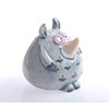 By-Bers Handmade Ceramic Owl Money Box (Rhinocero)