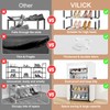 VILICK Shoe Rack with Cover Narrow Shoe Rack Organizer with