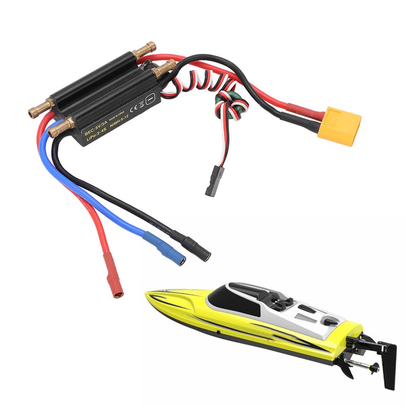 30A RC Boat Waterproof Brushless ESC 2‑4S Electric Speed Controller