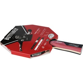 Butterfly Timo Boll Ruby Table Tennis Bat, Red / Black
