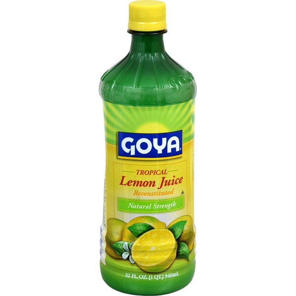 Goya Foods Tropical Lemon Juice, 32 Ounce (Pack of 12)