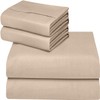 ComfyWell Double Fitted Sheet Bed Cover - Soft Brushed Microfibre