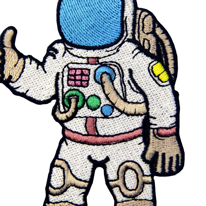 Astronaut A Journey to Space Embroidered Badge Iron On Sew