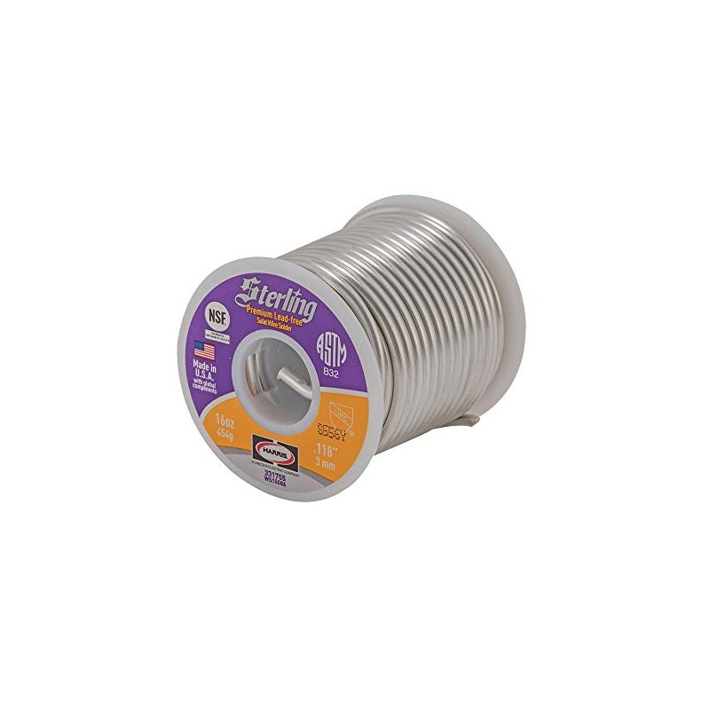 EASTMAN Sterling Lead Free Solder, Silver, 85325 EASX1, 1 Count