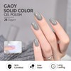 GAOY Gray Gel Nail Polish, 16ml Soak Off Gel Polish,