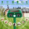 JNKNT Ultrasonic Animal Repeller,Solar Pest Animal Repellent,Cat Repellent Outdoor,Squirrels Repeller