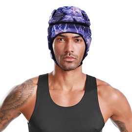 YJZQ Guardian Rugby Helmet Sponge 360° Protection Headwear for Rugby Guardian Hat Adult Youth Training Football Lightweight Hat Cycling Sports