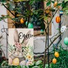 FUYUCHEN Easter Garden Flag 12x18 Inch Double Sided Outside Rabbit