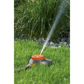 Gardena 02073-20"Classic -Boogie 6 Pattern Sprinkler - Grey/Orange