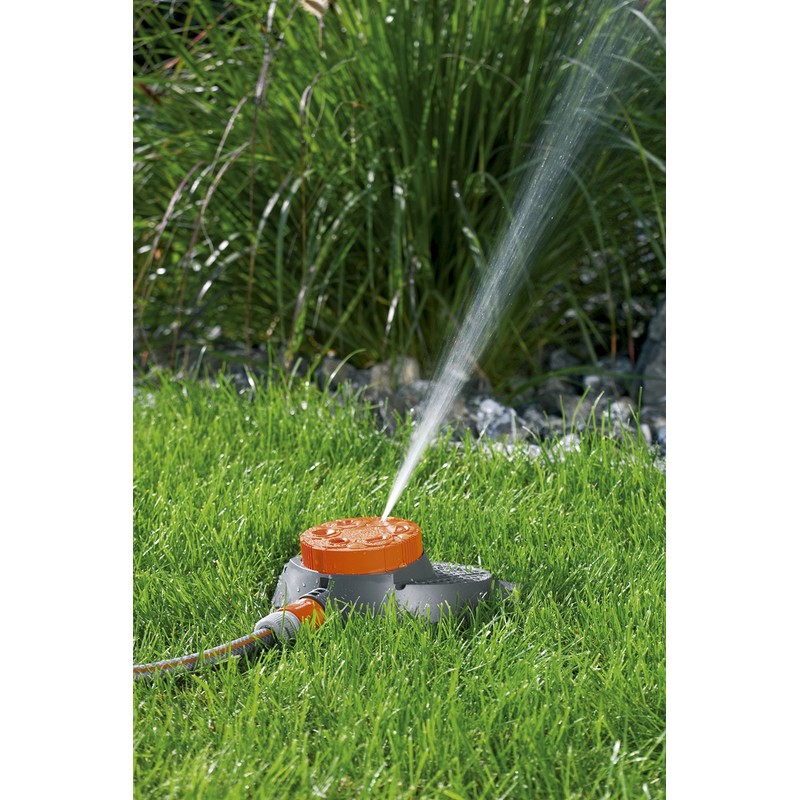 Gardena 02073-20"Classic -Boogie 6 Pattern Sprinkler - Grey/Orange