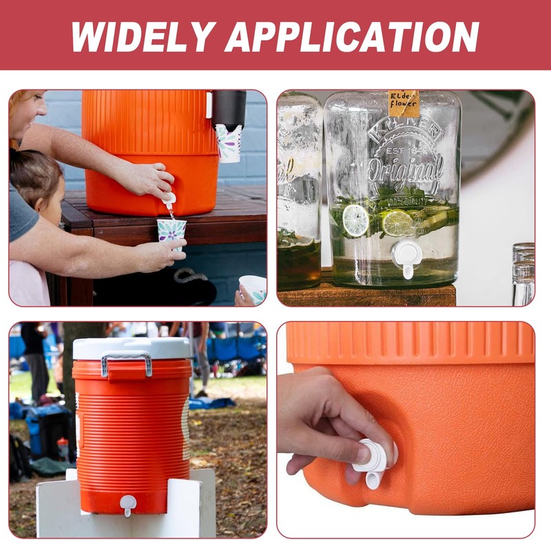 Bonsicoky 5 Pack Push Button Water Spigot - Cooler Spigot