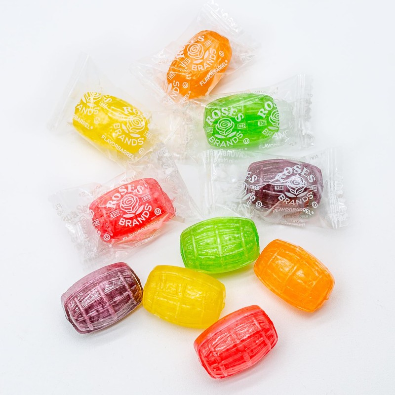 Assorted Fruit Hard Candy 1 lb | Flavors (Orange, Cherry,