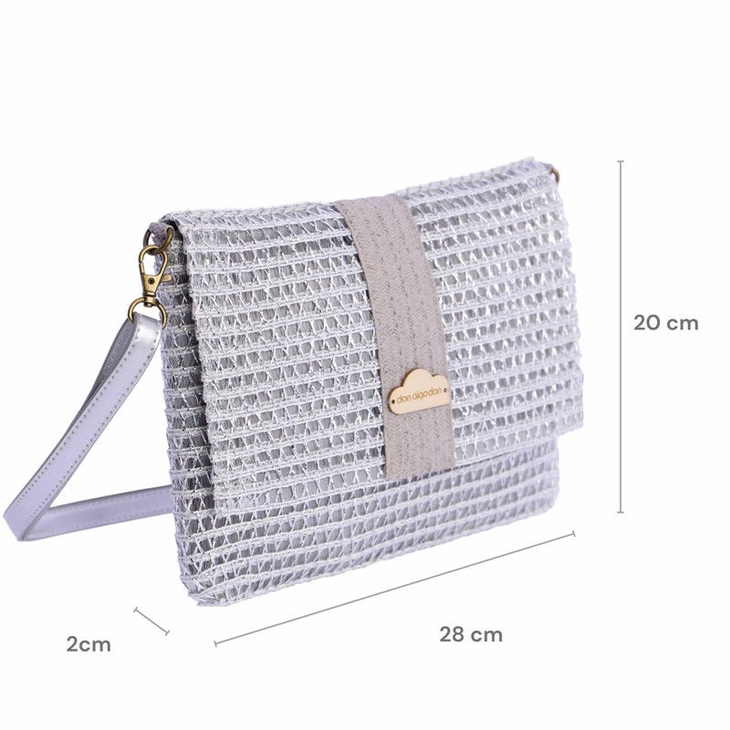 DON ALGODON Women's Faro Shoulder Bag, Beach Bag, Summer Bag,