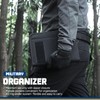 WYNEX Tactical Notebook Padfolio Ring Binder with 80 Sheets, Zipper