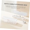Gadpiparty Cable Management Box Durable Cord Storage Case for Home