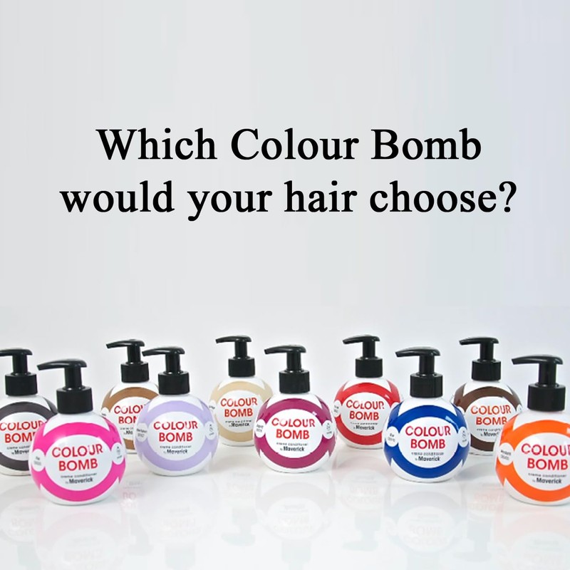 Colour Bomb, Pink 250ml, Colour Depositing and Creme Conditioning Hair