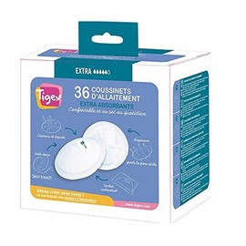 Tigex 36 Super Absorbent Nursing Pads – Number to choose from