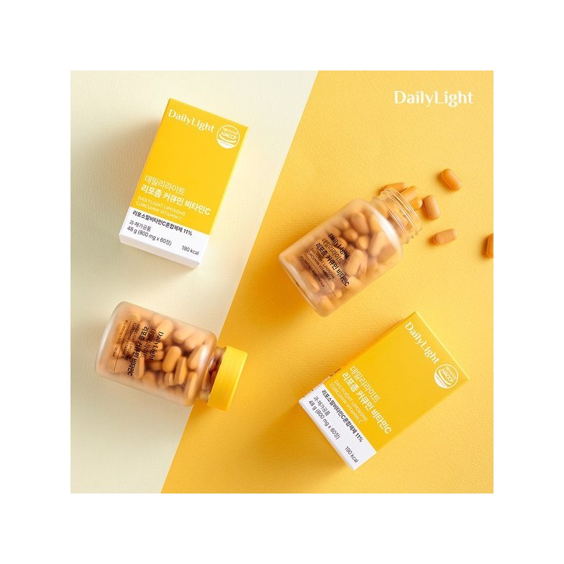 DailyLight 데일리라이트 리포좀 커큐민 비타민C 60정 1개 Daily Light Liposome