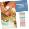 jojofuny 12 Rolls Luminous Embroidery Threads DIY Glowing Sewing Threads