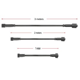 Pack of 5, FVTLED 1m 3.28ft 5Pin Extension Cable Wire with Male and Female Connectors at Both Ends for RGBW LED Deck Light