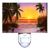 Gotham Decor Tropical Beach Sunset Decorative Night Light