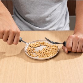 HoEase Adaptive Utensil Set - Arthritis Aid Silverware for The Elderly, Parkinson's, Hand Tremors, Weak Hand Grip & Handicapped - Easy Grip for Shaking and Trembling Hands