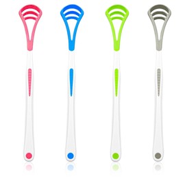 4 Stück Zungenschaber, 2-IN-1 Zungenreiniger für Erwachsene und Kinder, Zungenreiniger Tongue Scraper,Zungenschaber BPA-frei,Was Zu Einer Insgesamt Besseren Zahnhygiene Beiträgt
